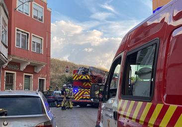 Incendio sin heridos en una vivienda de Burgos