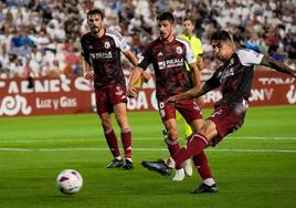 El Burgos CF no tuvo la fortuna necesaria.