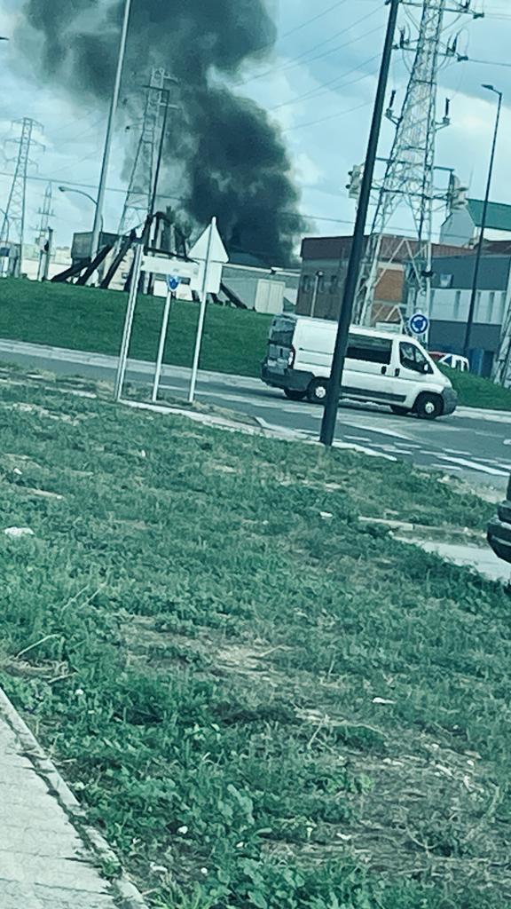 Imágenes del incendio de Torreplas en Burgos