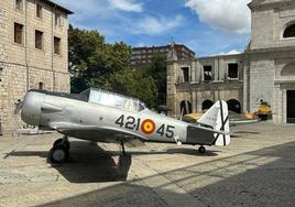 Aviones históricos expuestos en Burgos