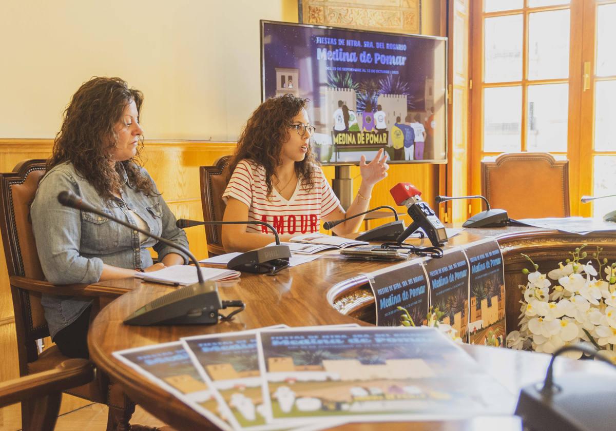 Presentación del programa festivo con la concejala de Cultura y Turismo, Nerea Angulo.