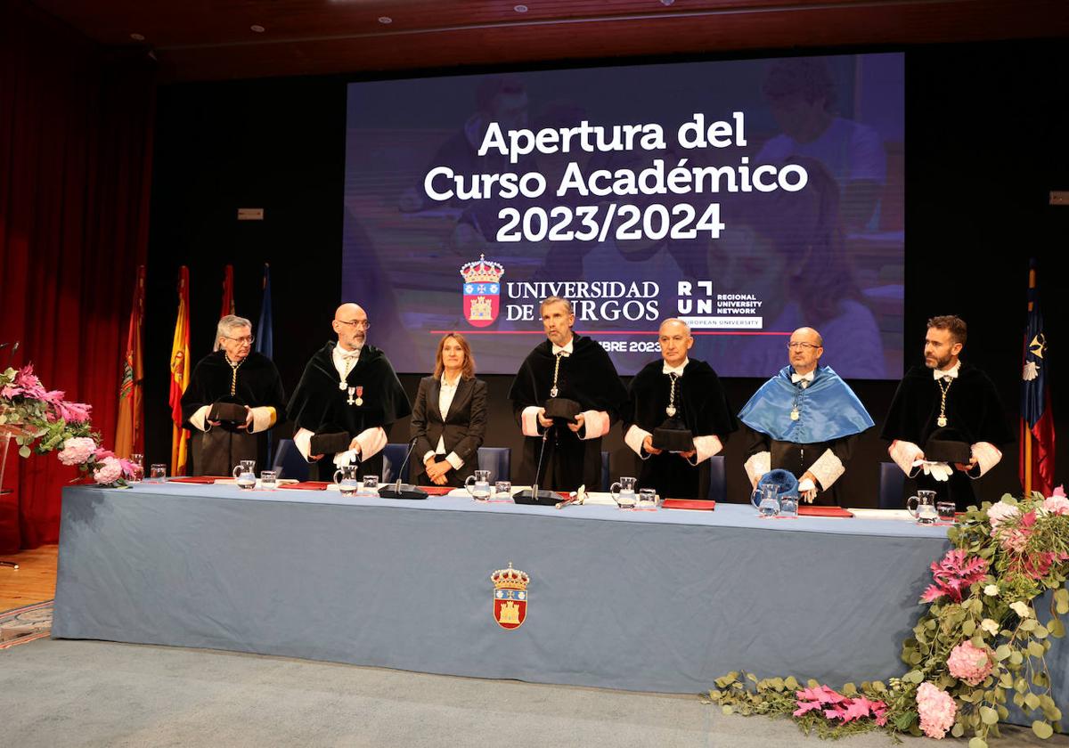 Inauguración del curso académico en la UBU.