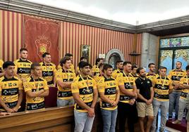 Imágenes de la recepción al Aparejadores Rugby en Burgos