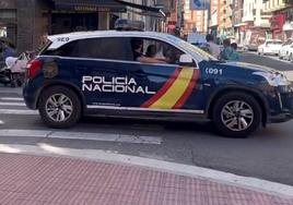 La Policía Nacional inspecciona las inmediaciones donde se produjo el suceso en Miranda de Ebro