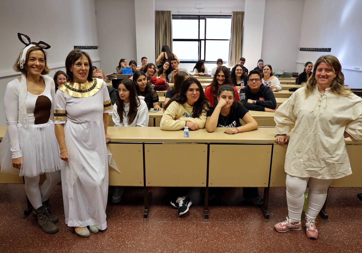 Alumnos de la Facultad de Educación han participado en las actividades.