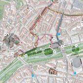 Mapa de escenarios donde se celebra Burgos Cidiano