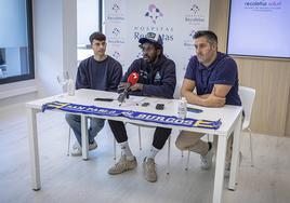 El escolta Prince Ali, en su presentación con el San Pablo Burgos.