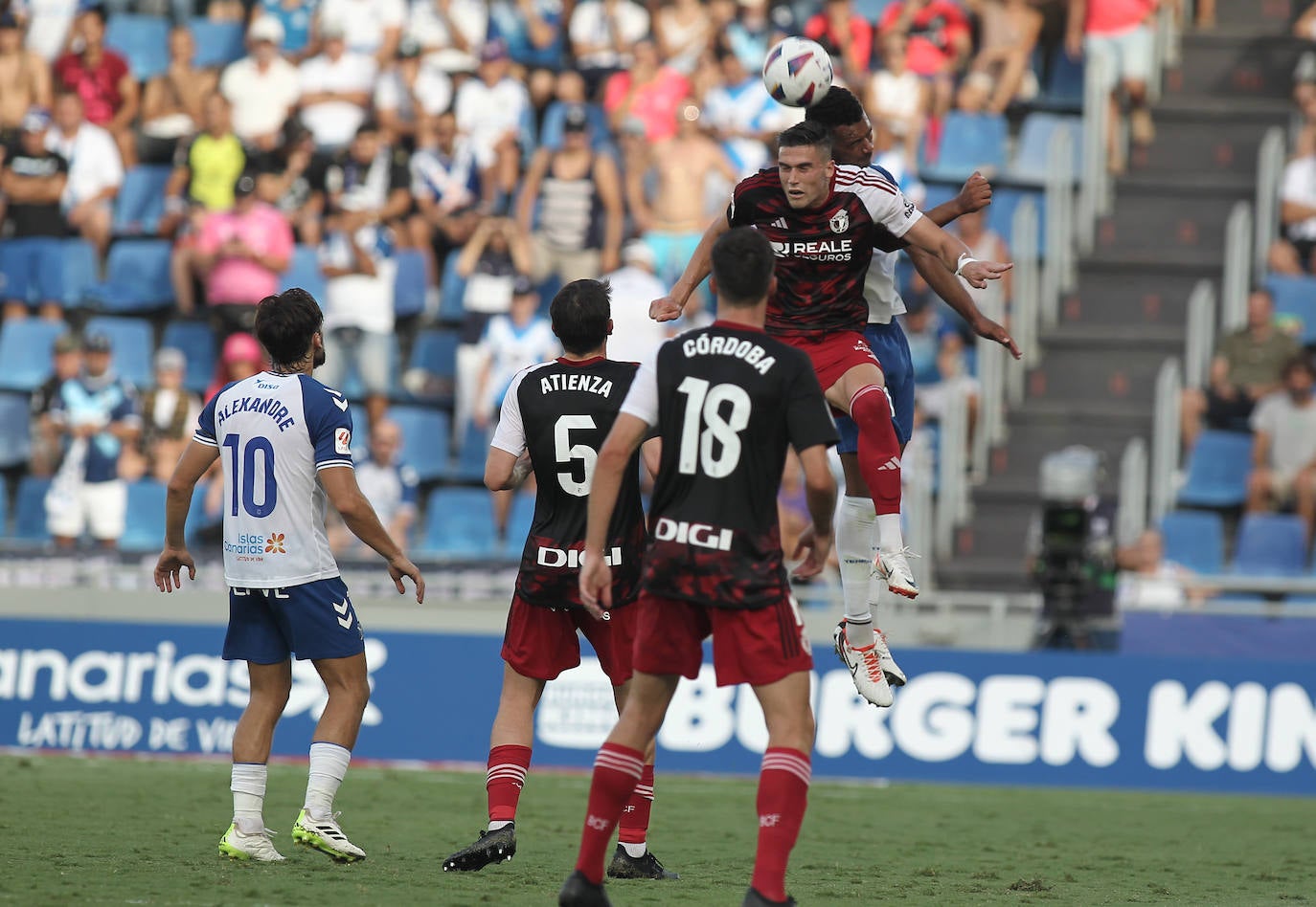 Imágenes del partido entre el Burgos CF y el Tenerife