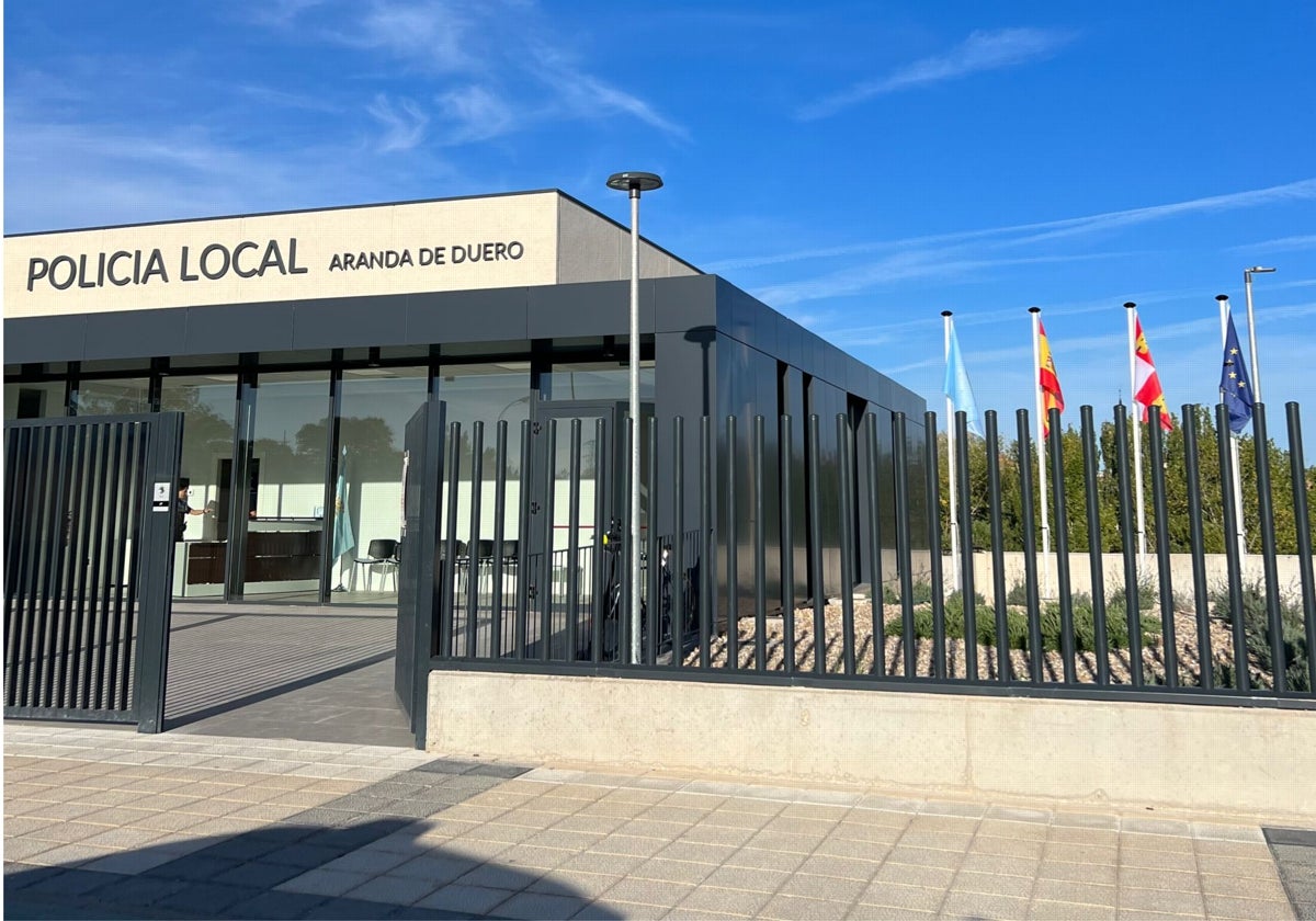 La nueva sede de la Policía Local en Aranda