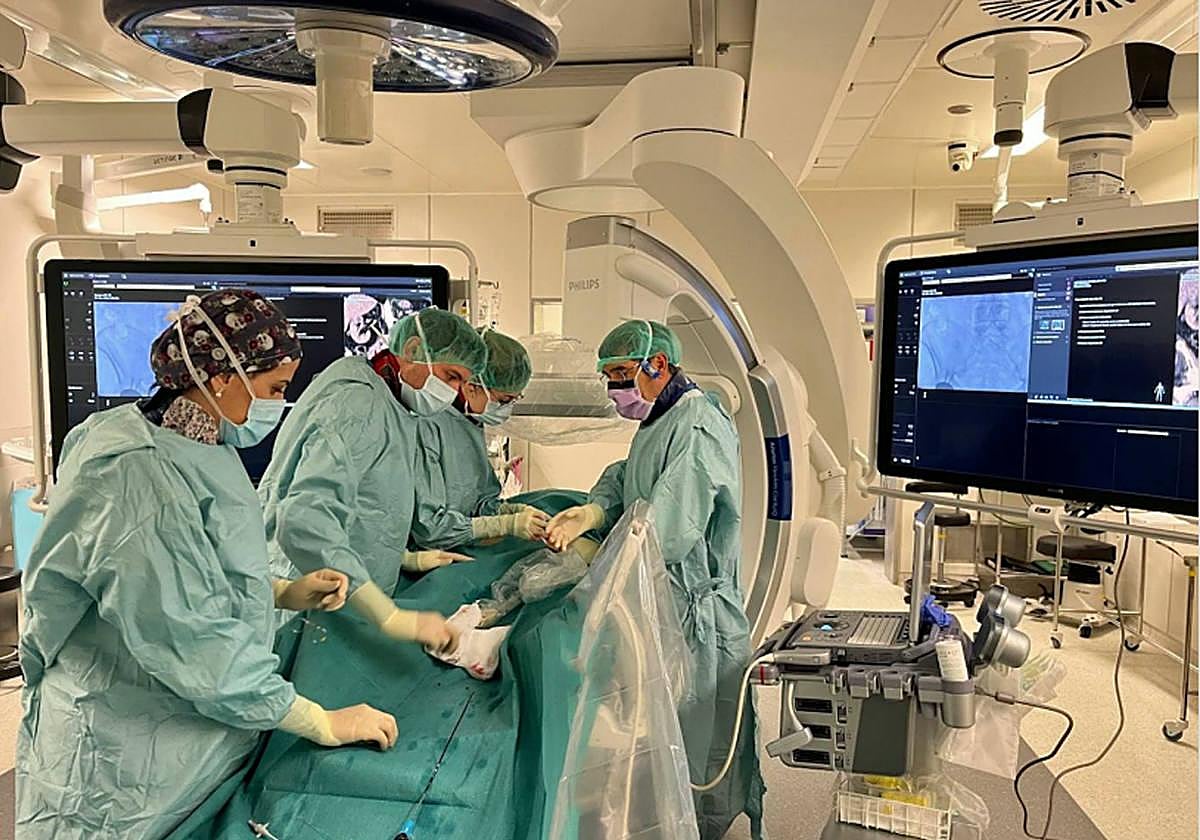 El nuevo quirófano híbrido.