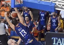 Imagen del último partido del Tizona contra el Real Valladolid.