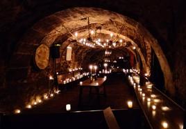 Bodega de la peña Tierra Aranda este sábado.