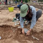 Las excavaciones de Poza recuperarán todas las pinturas de la Casa de las Flores