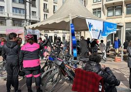 Kilómetros solidarios con los pacientes de espondilitis anquilosante en Burgos