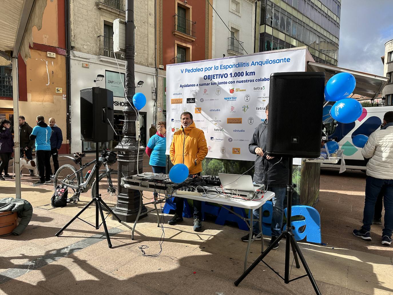 Kilómetros solidarios con los pacientes de espondilitis anquilosante en Burgos
