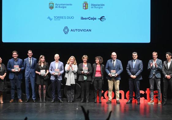 Los premiados y patrocinadores en los premios Pura Cepa de BURGOSconecta.