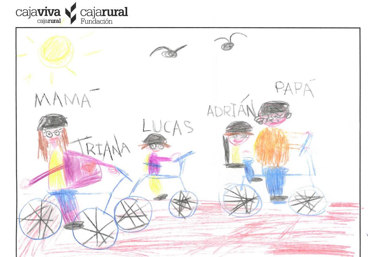 Dibujo ganador 'Semana Movilidad', de Lucas Cortés