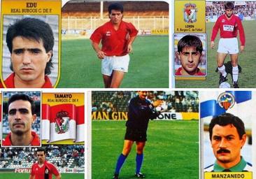 Los cromos históricos del fútbol burgalés