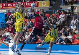Imagen de la última victoria del UBU San Pablo Burgos ante el Trops Málaga en el Polideportivo El Plantío