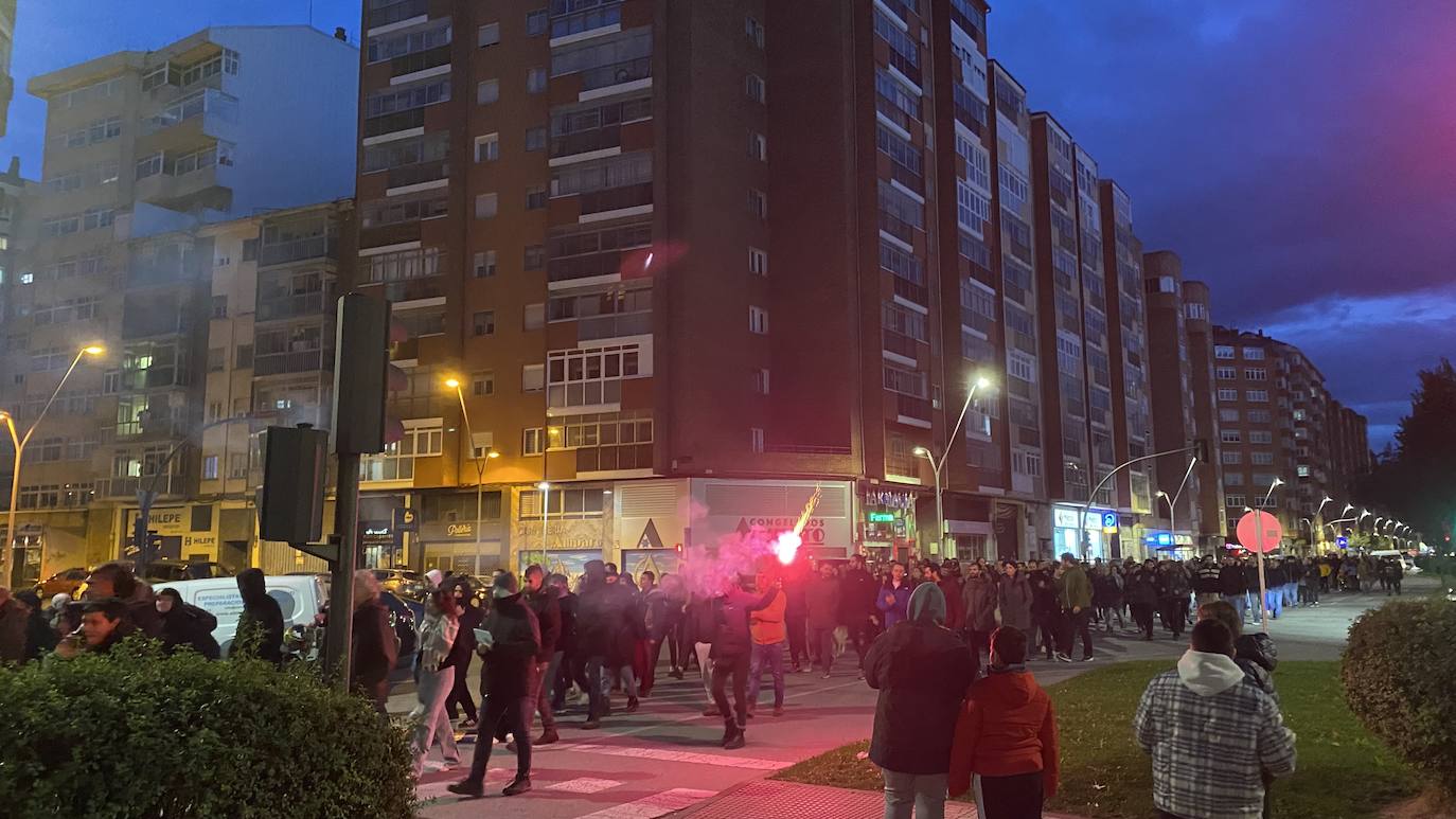 Manifestación en defensa del Centro Social Recuperado Gamonal