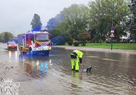 Las lluvias han causado estragos en algunos puntos de Burgos.