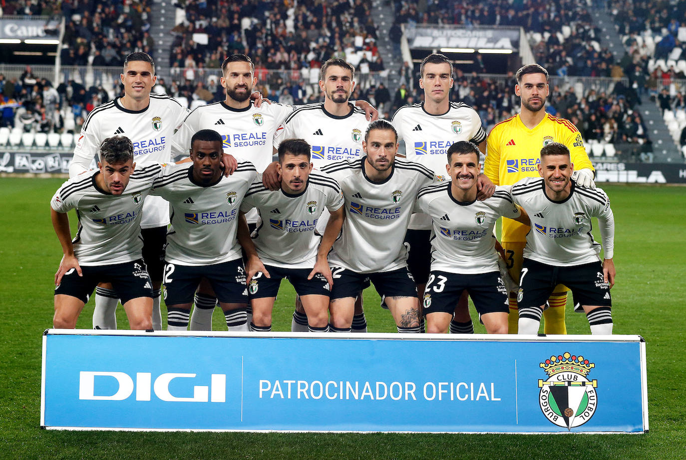 El empate del Burgos CF frente al Zaragoza, en imágenes