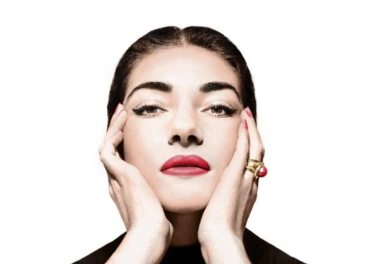 La soprano Maria Callas.