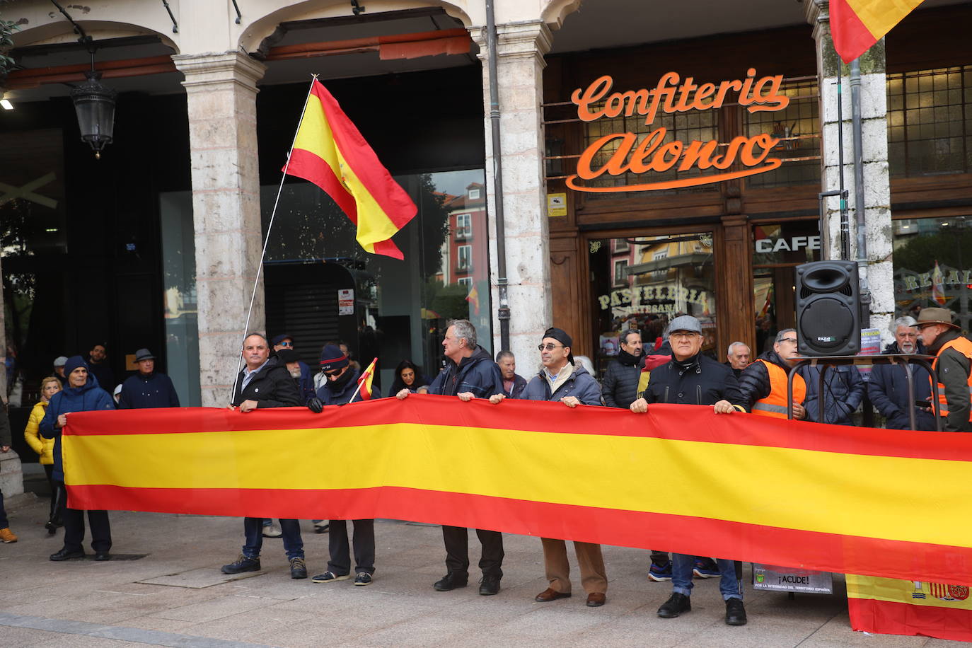 Manifestación contra la amnistía en Burgos