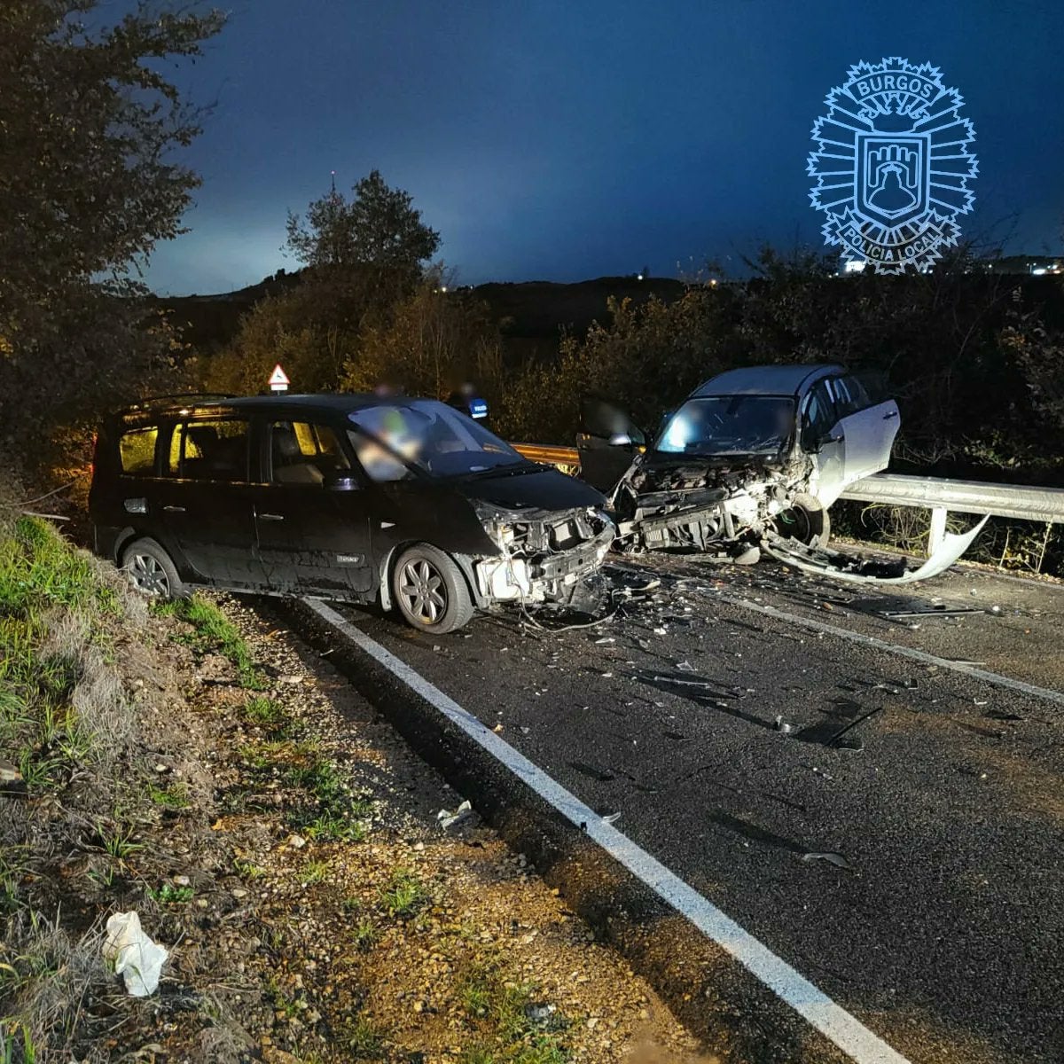 El accidente en Cardeñadijo, en imágenes