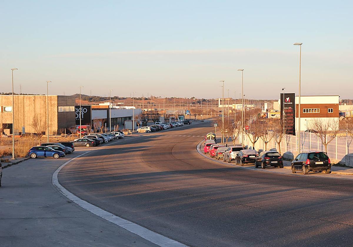 Entrada al Polígono Industrial Prado Marinas.
