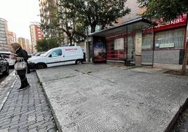 Parada de autobús en Burgos que mejorará su accesibilidad.