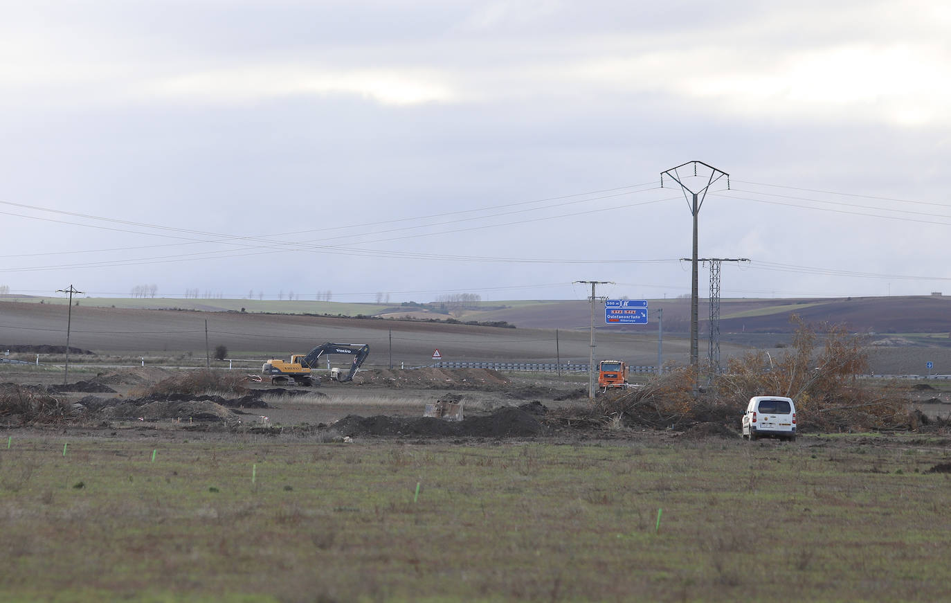 Comienzan las obras de la A-73 entre Quintanaortuño y Montorio