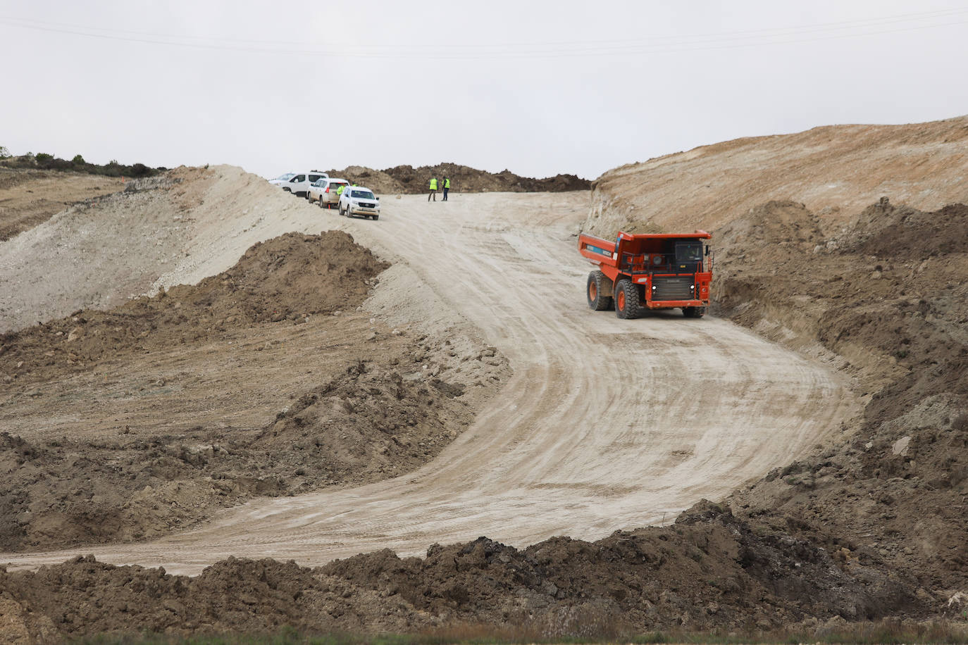 Comienzan las obras de la A-73 entre Quintanaortuño y Montorio