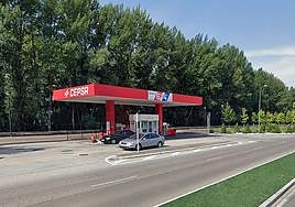 Gasolinera del paseo de Fuentecillas en Burgos.