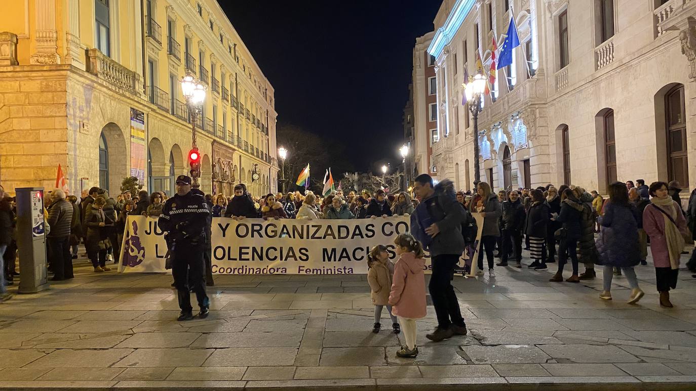 La manifestación del 25-N en Burgos, en imágenes