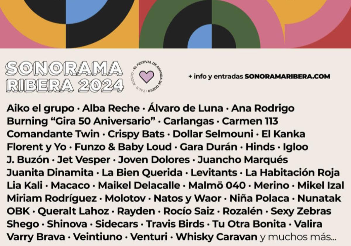 Primeras confirmaciones del Sonorama Ribera.