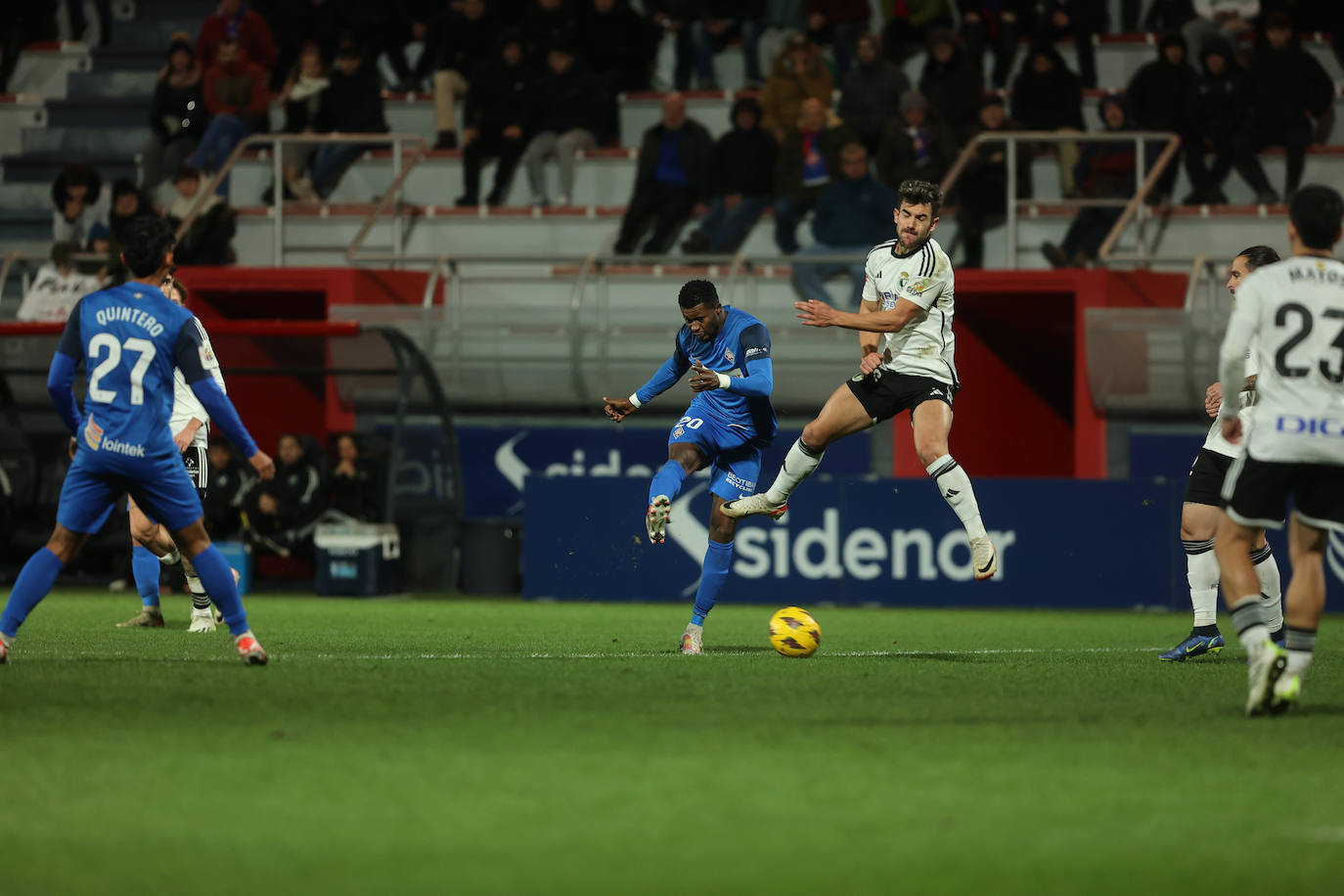 La primera victoria del Burgos CF a domicilio, en imágenes