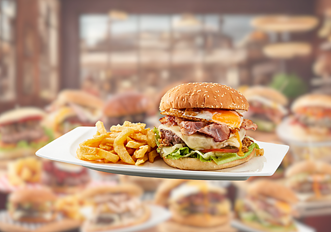 El plato 'Hamburguesa Especial' del restaurante burgalés 'Paddy's Gtres'