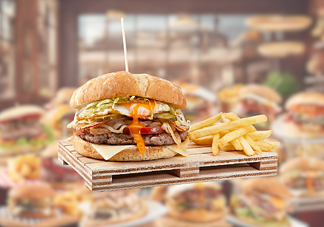 La hamburguesa 'H3' del restaurante burgalés 'Romeral'