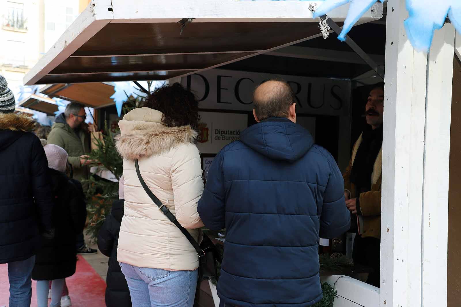 Así es el mercado navideño de Burgos Alimenta