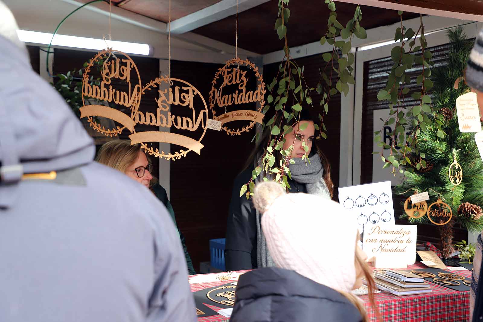 Así es el mercado navideño de Burgos Alimenta