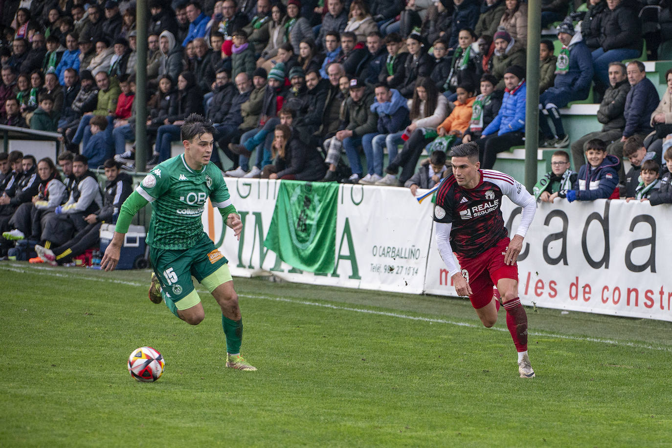 El pase del Burgos CF a dieciseisavos de Copa, en imágenes