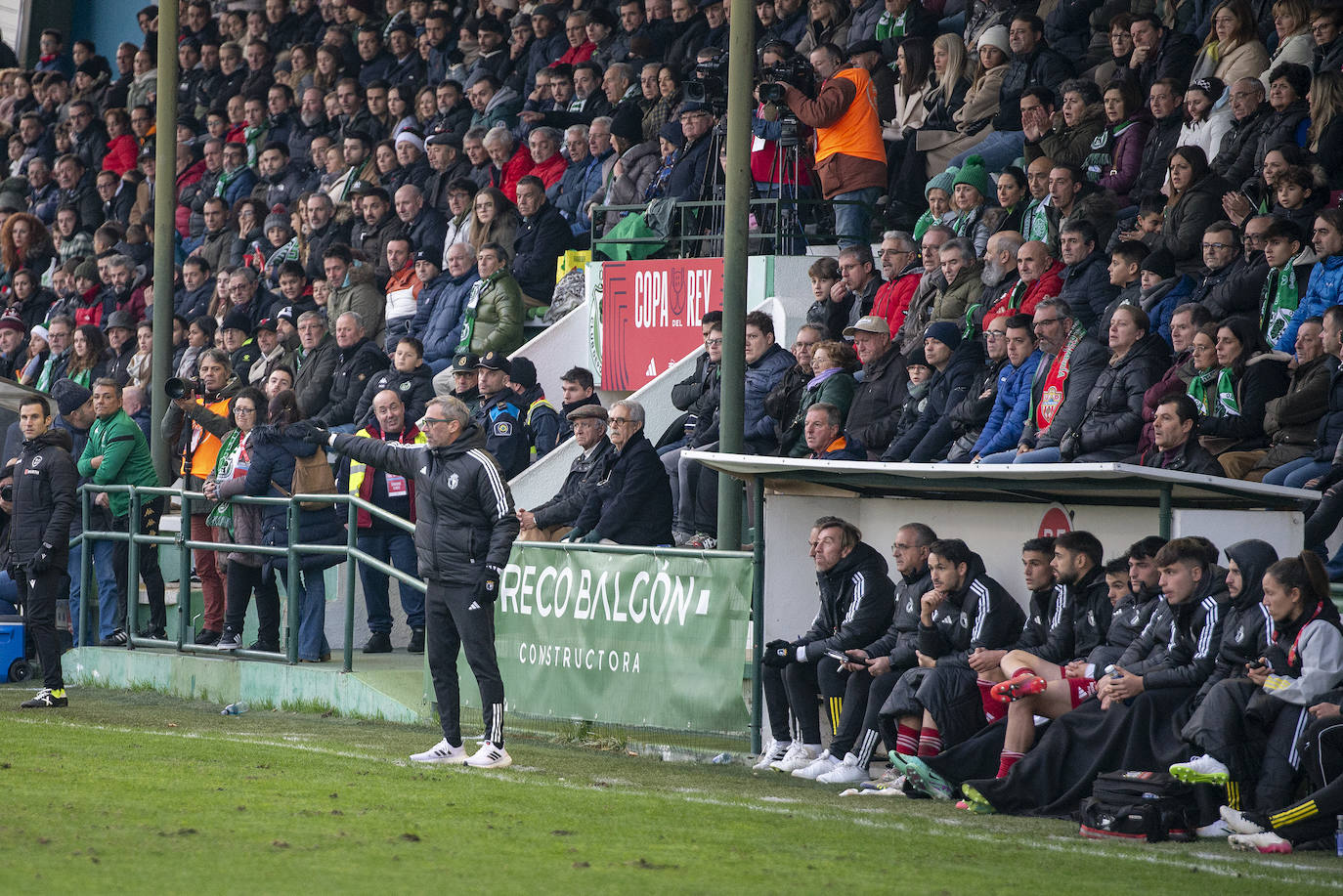 El pase del Burgos CF a dieciseisavos de Copa, en imágenes