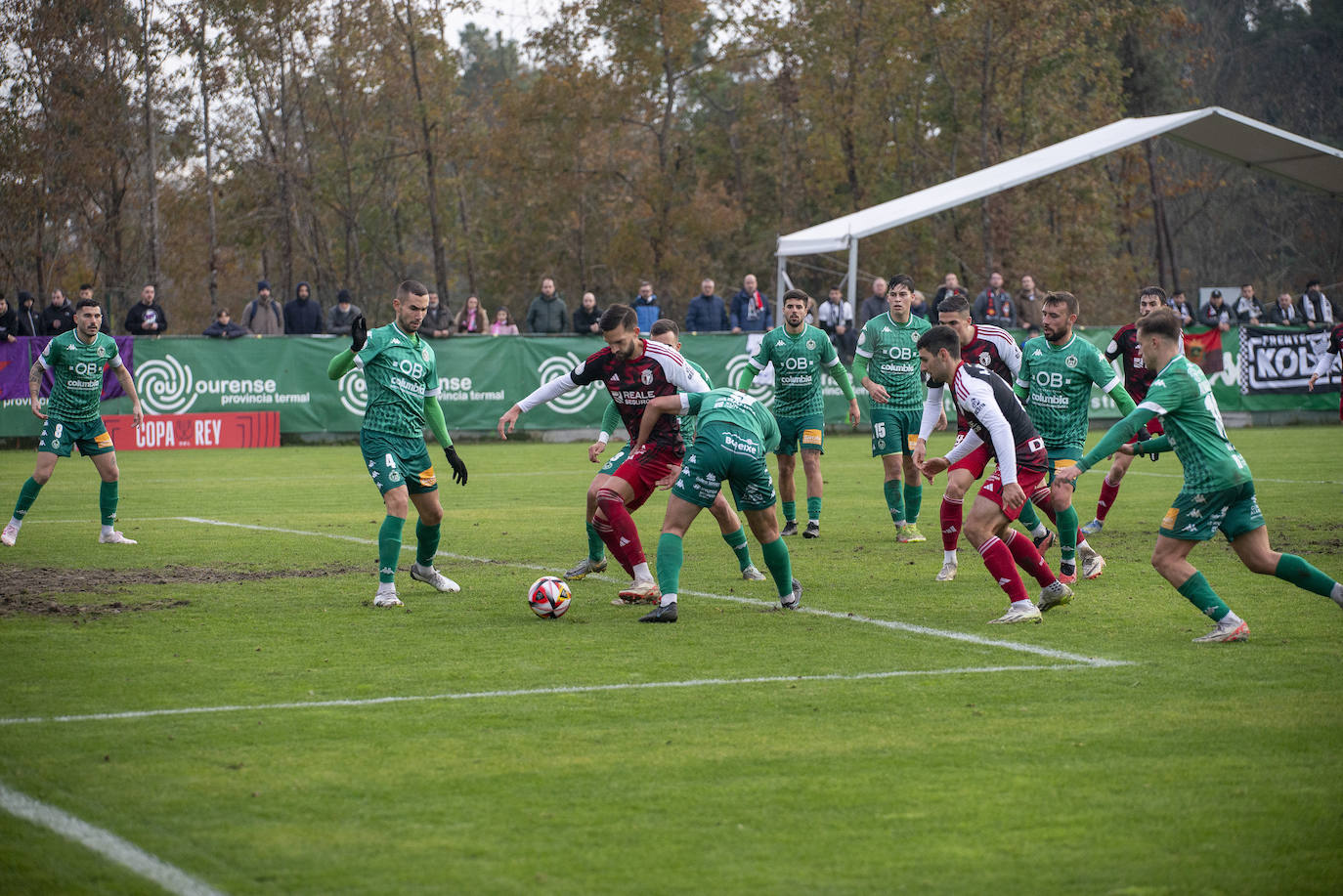 El pase del Burgos CF a dieciseisavos de Copa, en imágenes