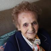 Bárbara, burgalesa de 105 años: «Si estoy aquí es porque la Virgen lo ha querido»