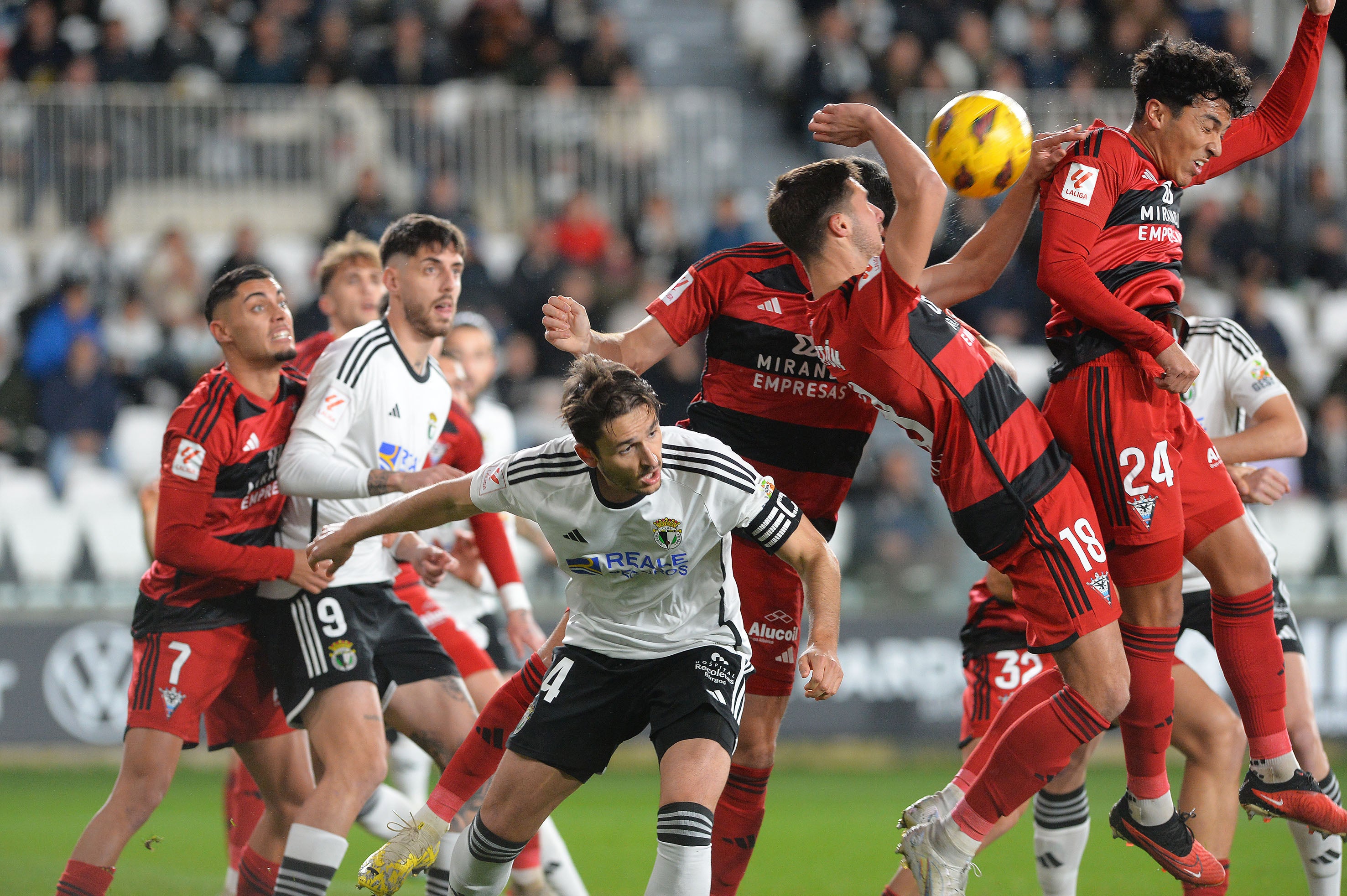 El derbi de Burgos, en imágenes