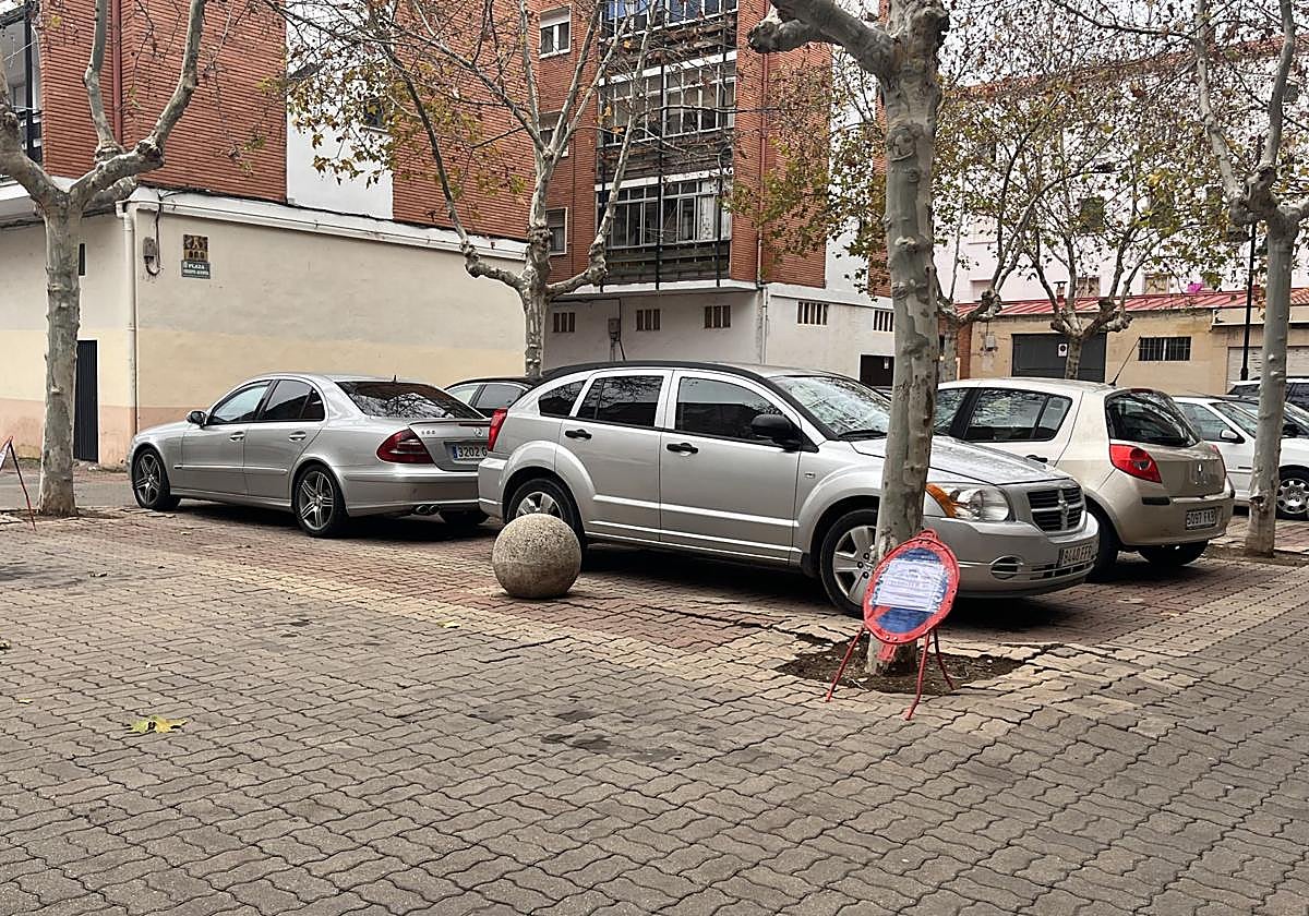 La presencia de coches es habitual.