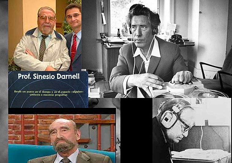 Darnell, Amorós, Jurgenson, Germán de Argumosa y Konstantin Raudive.