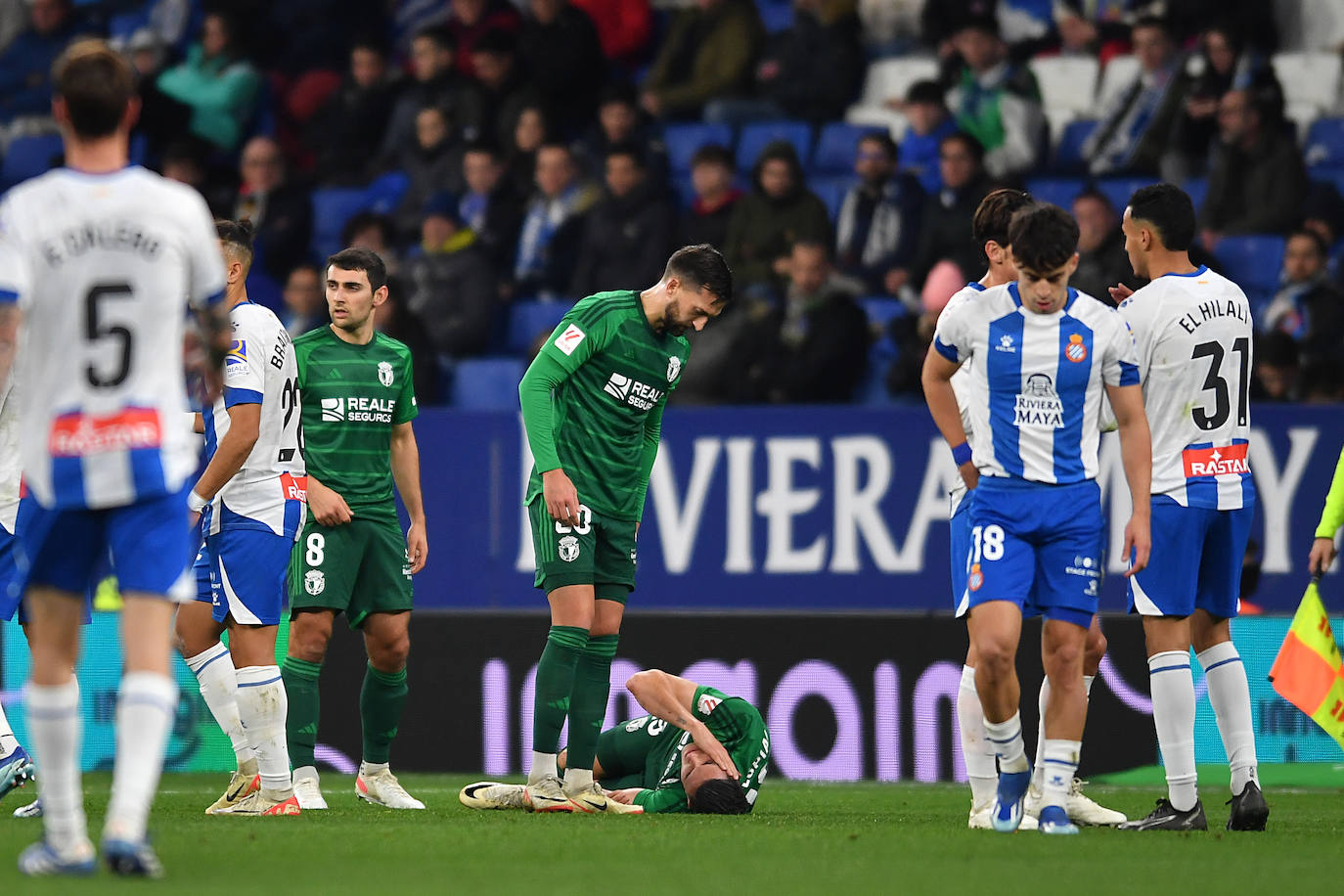 El empate entre el RCD Espanyol y el Burgos CF, en imágenes