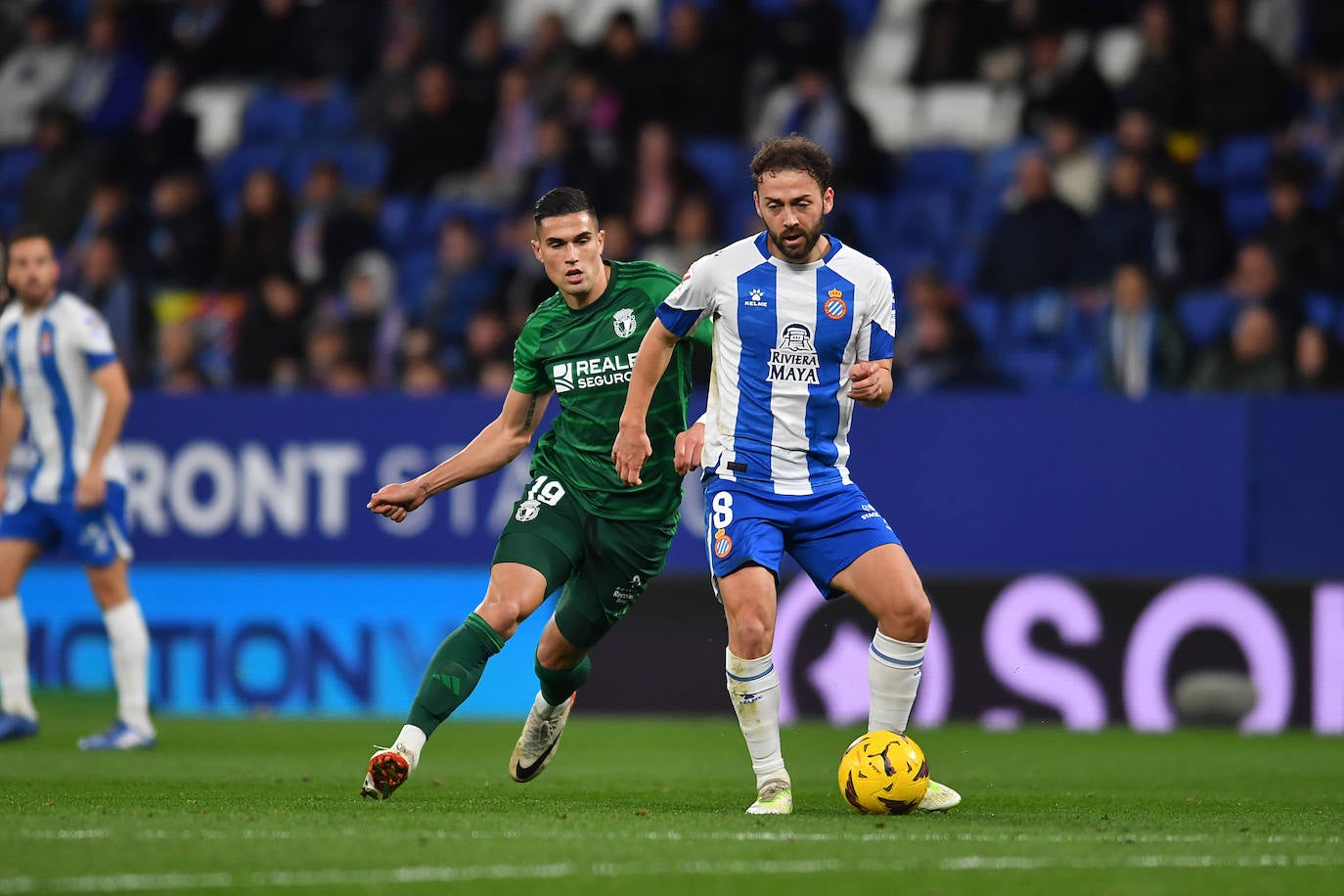 El empate entre el RCD Espanyol y el Burgos CF, en imágenes